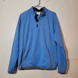 Mens Champion Duofold Warm Ctrl 1/4 Zip Long sleeve pullover size Med